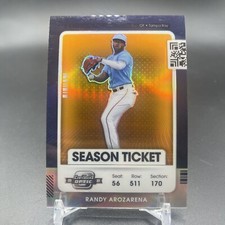 2021 Panini Contenders Baseball Optic-Seqson Ticket-Randy Arozatena #32 /49