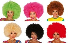 1960s 1970s Jumbo Afro Fancy Dress Wig Disco Afro 1980s Wig Deluxe Large Curly