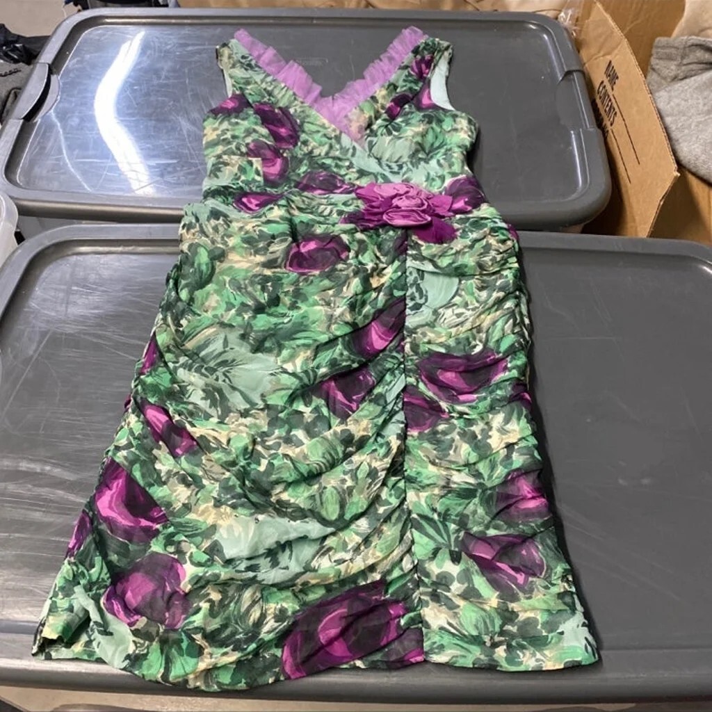 nanette lepore silk dress Vintage Silk Nanette Lepore Dress by Nanette Lepore