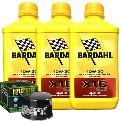 Set Service Bardahl Öl XTC 10W30 Filter Für Kymco � Atv 500 Uxv 4x4 � 2008>2015