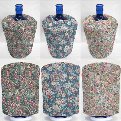Rose Garden Water Bottle Cover for 3- or 5-Gallon Bottles (3 Colors Available)
