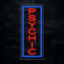 Psychic LED Neon Sign 12"L x 30"H #31614