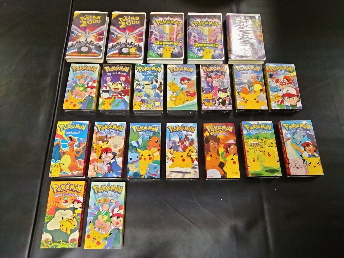 Pokemon VHS Rare Collection Seven Sealed Plus Clamshells | eBay