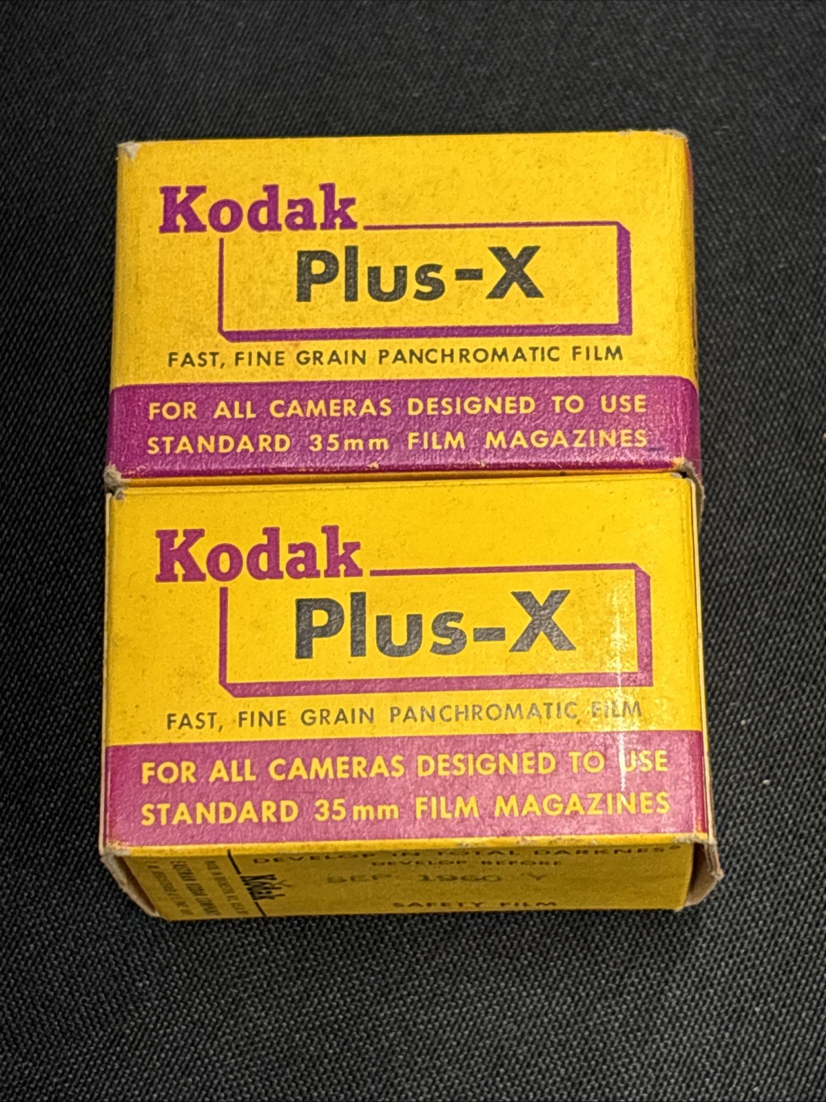 Kodak Plus-X Pan Black White Film 35mm • PX 135-20 • Expired 1960/1968 Sealed