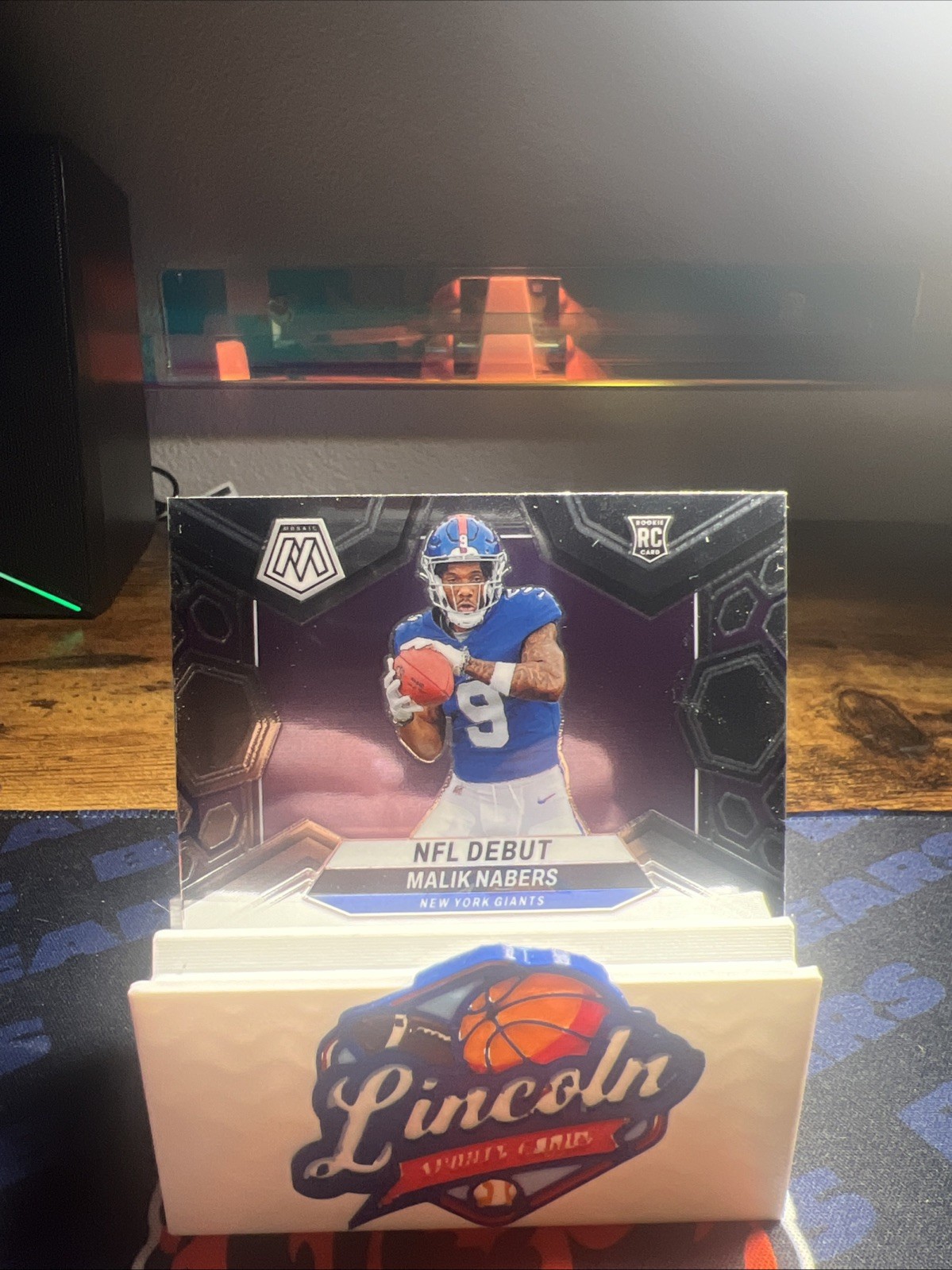 2024 Mosaic Malik Nabers Rookie NFL Debut #284 (RC) Giants