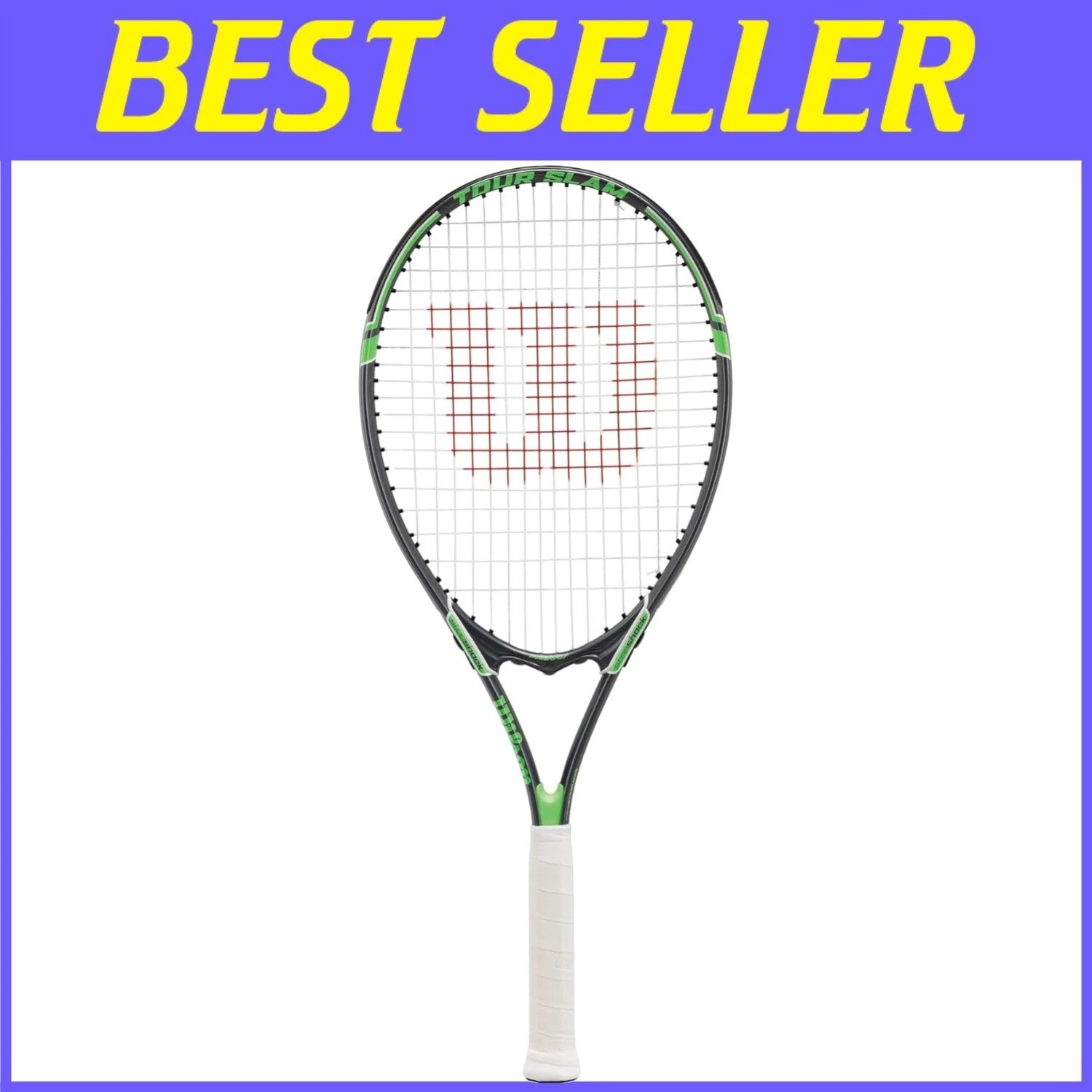Tour Slam Tennis Racket - Adult, Grip 3-4 3/8"