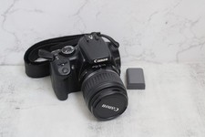 Canon EOS Rebel XTI Camera Black 18-55mm Lens TESTED WORKING