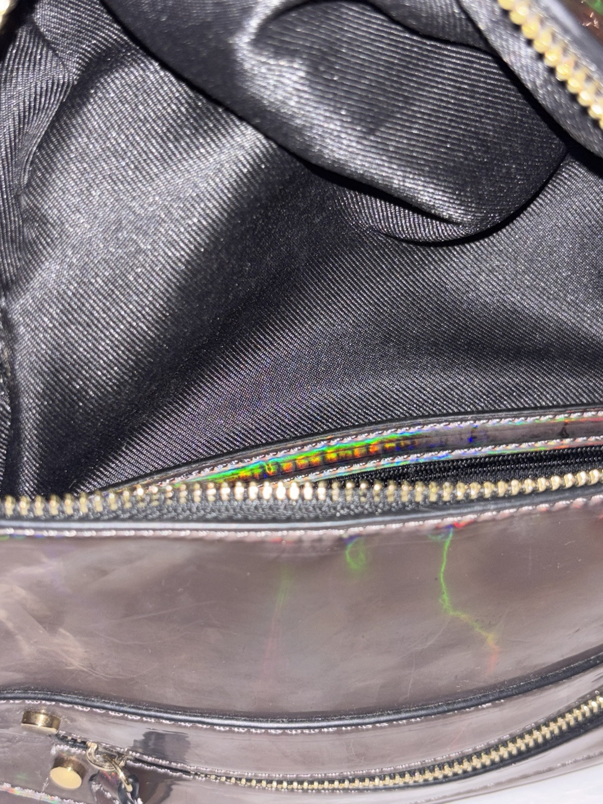 Small SILVER/GRAY  Iridescent backpack - image 5