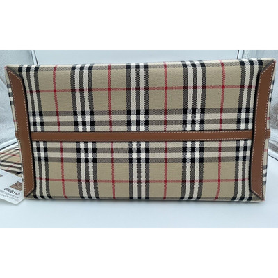 $2090 NEW BURBERRY London Check LARGE 2pc Tote Shopper Bag Purse