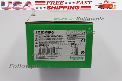Schneider Modicon TM3DM8RG MODULE TM-3 IO RELAY SPRING US Free TAX
