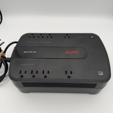 APC BE650G1 Back UPS 650 Battery Backup Surge Protector - NO BATTERY - WORKING