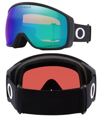 Oakley Flight Tracker Grösse M Skibrille Black Prizm Snow Jade 0OO7105