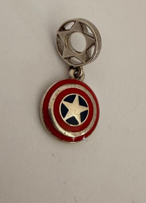 Pandora Charm 790780C01 Marvel The Avengers Captain Americas Schild Charm 925/-