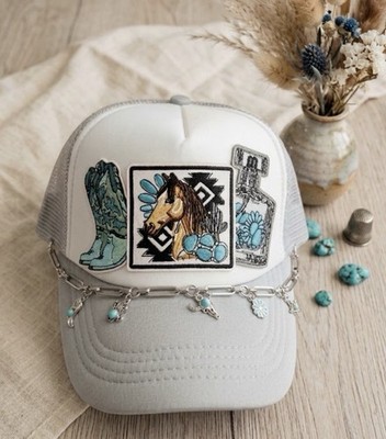 Custom Patch Trucker Hat Western Style