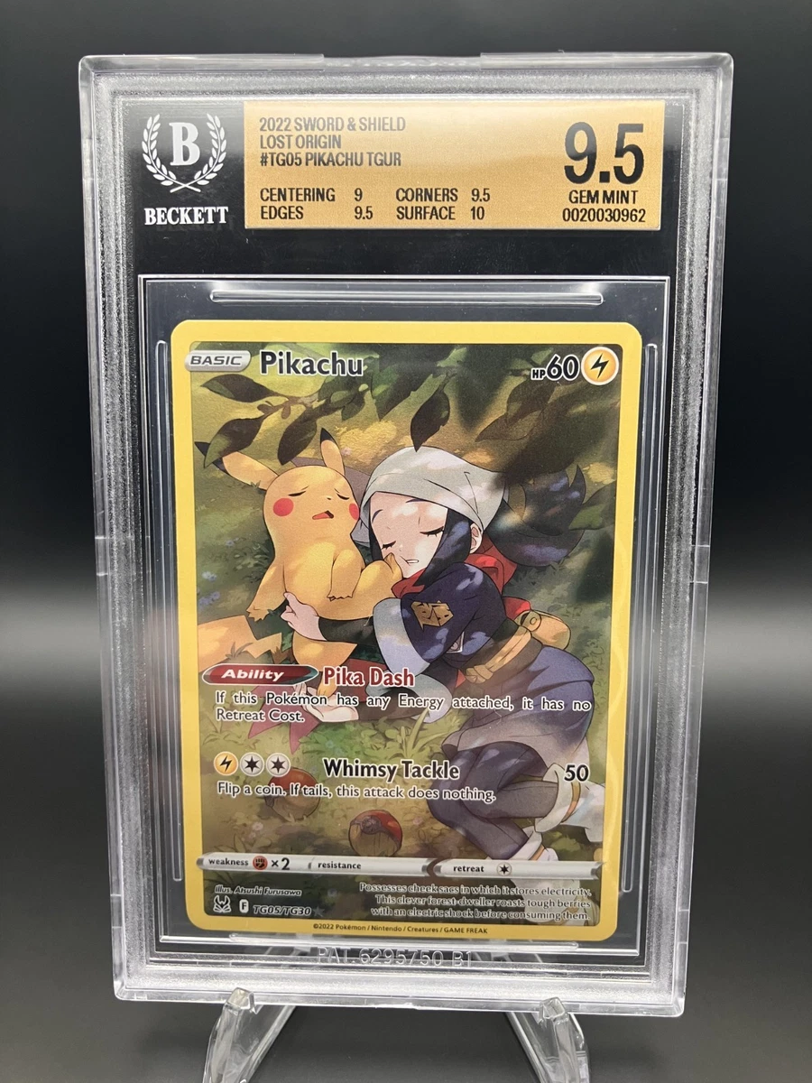 Pikachu Pokémon TCG Grade 9.5 Individual Collectible Card Game
