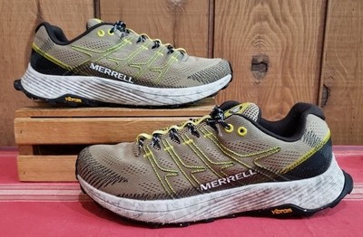 MERRELL Moab Flight Lightweight Trail Running Hiking Vibram Shoes Men Size 10 M