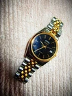 SEIKO    men's  Watch   black   new battery  7n43 8a49