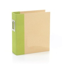 Simple Stories Sn p Binder Scrapbook Album 6"X8"-Lime - Limited Edition