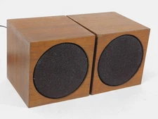 Ampex 414 Vintage 6" Cube Full-Range Bookshelf Speakers (very nice)