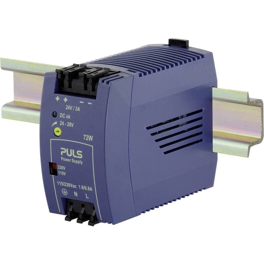 Alimentation rail DIN 28V PULS ML70.100 contre les pannes de capteurs industriels