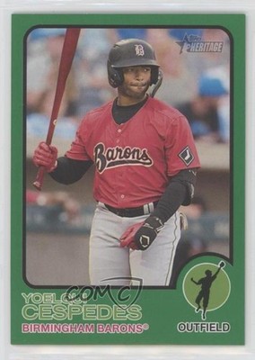 2022 Heritage Minor League Edition Green Border 69/75 Yoelqui Cespedes #194 0ot5