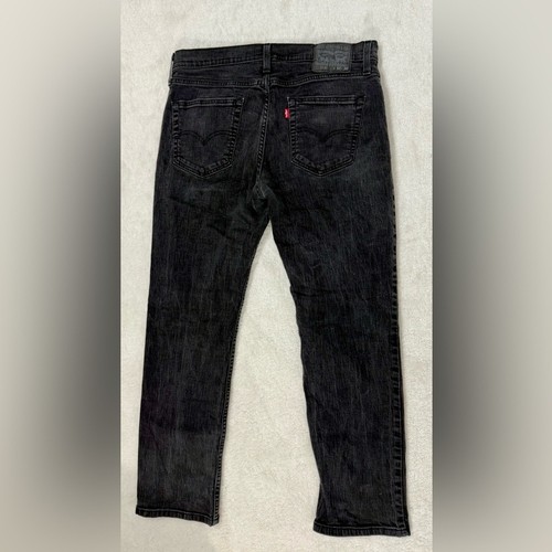 Jeansy męskie Levi's 514 Straight Black Acid Wash 34x30 Red Tab Levi Grunge Y2K - Zdjęcie 1 z 5