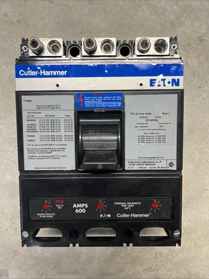 Eaton Cutler Hammer LSB 360600E 600A 600V 3P Circuit Breaker