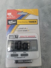 LUX Electronic Timer Clock Feature, Count Up/...