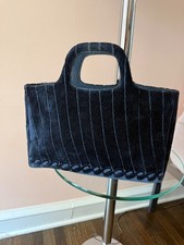 Roberta DiCamerino Italy vintage bag, spotless navy velvet