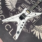 Wash Dime White Electric Guitar Floyd Black Hardware 6s Abalone Inlay Free Ship