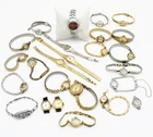 Vintage Gruen Seiko Elgin 9mm to 25mm Case Cocktail Watch Lot of 25 #WB5179-4