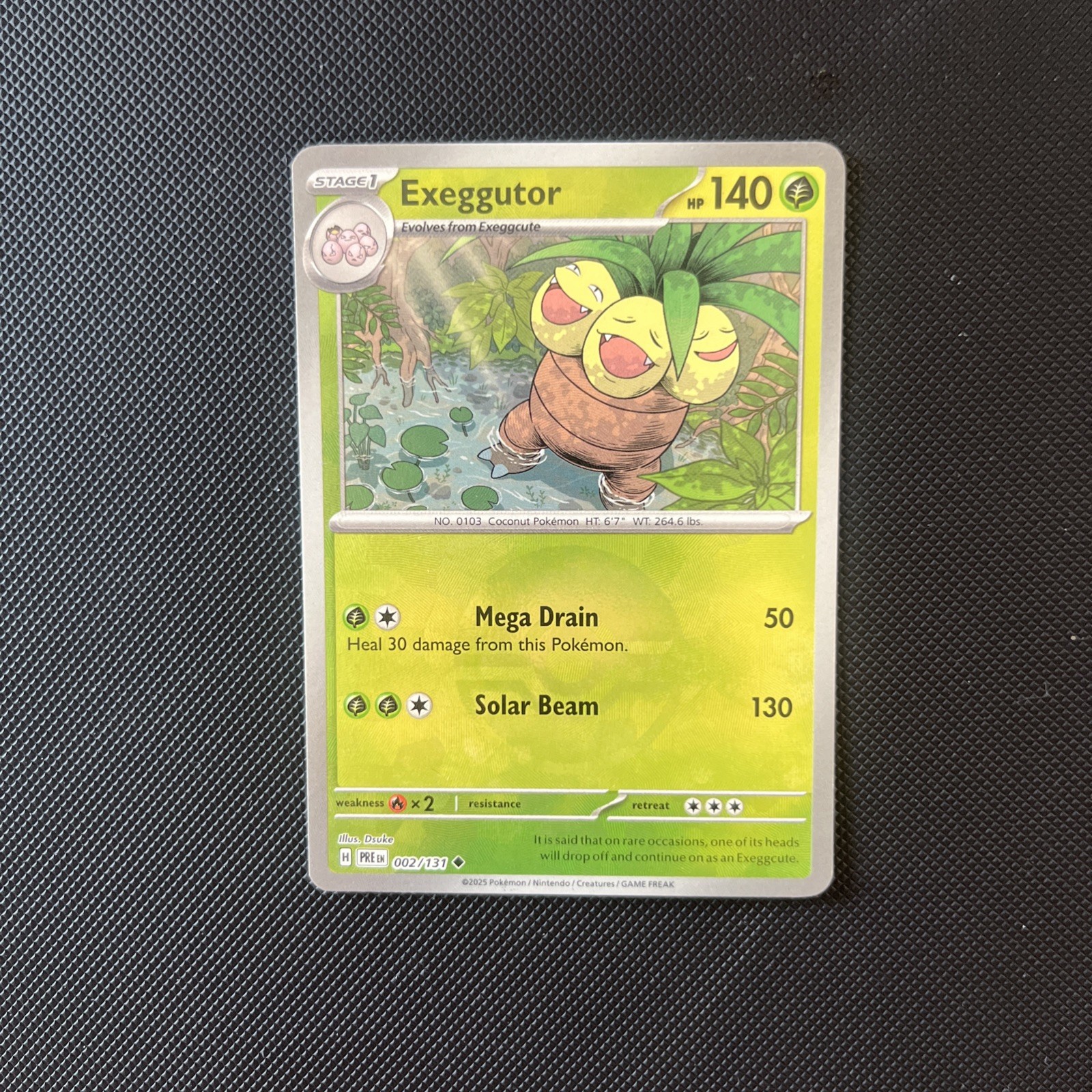 Exeggutor (Poke Ball Pattern) NM 002/131 SV: Prismatic Evolutions Pokemon