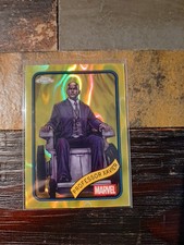 2025 Topps Chrome Marvel Yellow Lava Refractor Professor Xavier #27 🔥