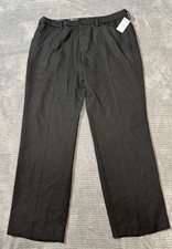 Chaps Men’s Black 38x30 Performance Straight Fit Pants