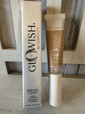 GloWish By Huda Beauty 05 MEDIUM Bright Light Sheer Concealer NIB