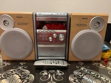 Philips MCM5 Micro-Anlage | Holz-Optik | CD/MP3, Kassette, Radio
