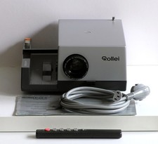 Komplett revidierter ROLLEI P35E Diaprojektor mit neuer IR Fernbedienung+Koffer.