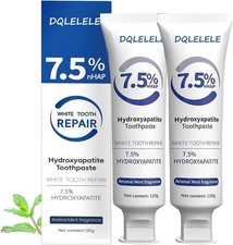 2PCS Pasta de dientes - Pastas dentales con hidroxiapatita 7,5 Protect,menta s