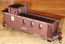 Blackstone Models HOn3 B340951 Moffat Tunnel Herald D&RGW 0503 Long Caboose 2 