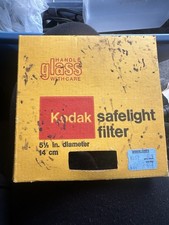 Kodak Safelight Filter 5 1/2 in Yellow/Black Polycontrast Kit Model A 4058