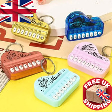 1pcs Mini Electronic Piano Keychain