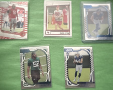 Rookie NFL Football Cards Lot - Hall Jr., Otton, Hutchinson, Pierce, Jets DE (5)