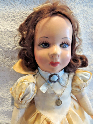 Schneewittchen alte Puppe Clélia von 1938 - ca. 38 cm