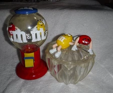 Vintage M&M Candy Dispenser Collectible Candy Jar M&M Or Gum balls