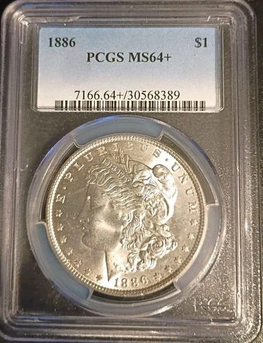 New Listing1886 PCGS MS64 Morgan Silver Dollar Philadelphia Mint Choice BU