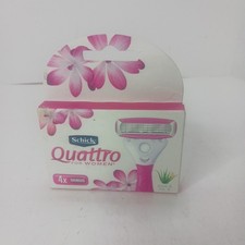 4 Schick Quattro For Women Razor Blades Refills New 2.62 per gallon