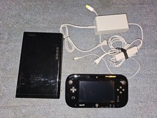 Nintendo Wii U USA MODEL WUP-101(02) 32GB Console Black + Gamepad Bundle TESTED