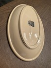 VINTAGE Pair of Sterling China Platters East Liverpool Ohio Desert Tan w/Stripes — photo 5