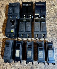 Zestaw 11 wyłączników, 20A, 30a, GE, kwadrat d, bezpiecznik challengeger  