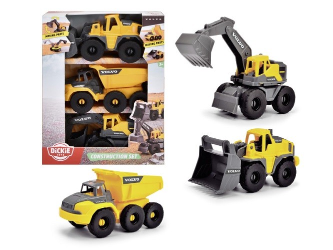 Dickie 203722015 - Volvo Construction Set - New